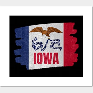 Iowa State Flag Posters and Art